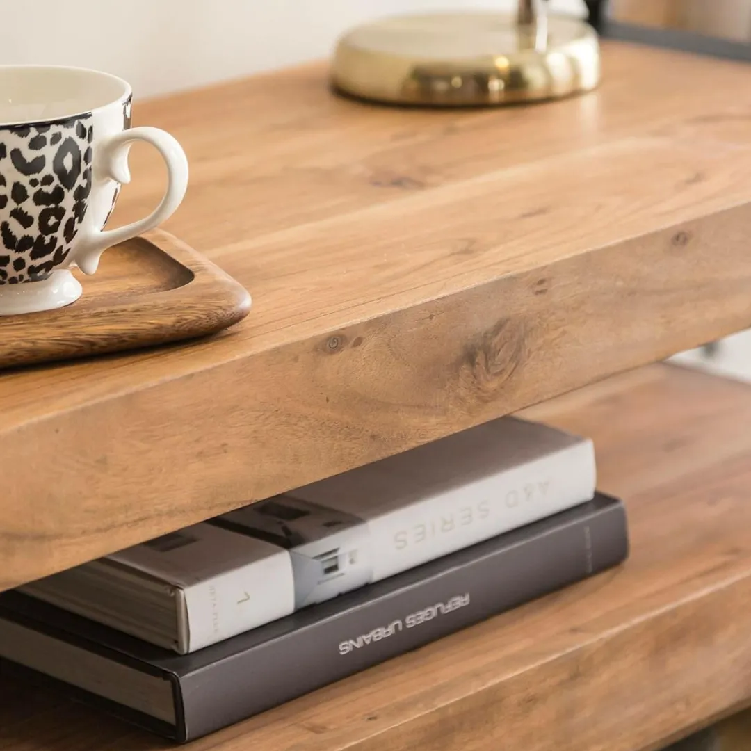 Meuble Tv<Made in Meubles Meuble TV en bois d'acacia 112 cm Havana