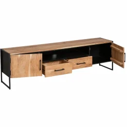 Meuble Tv<Made in Meubles Meuble TV en bois d'acacia et métal Bosco