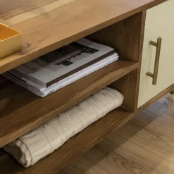 Meuble Tv<Made in Meubles Meuble TV en bois d'acacia et métal Andrès