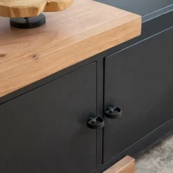 Meuble Tv<Made in Meubles Meuble TV en bois d'acacia Emilio