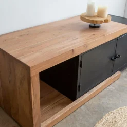 Meuble Tv<Made in Meubles Meuble TV en bois d'acacia Emilio