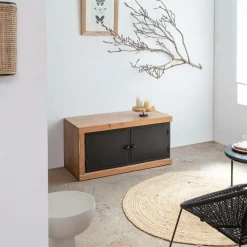 Meuble Tv<Made in Meubles Meuble TV en bois d'acacia Emilio