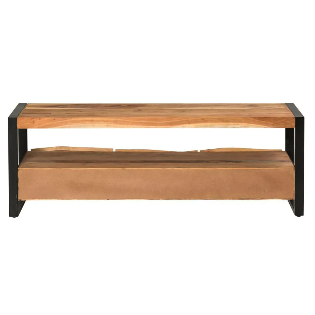 Meuble Tv<Made in Meubles Meuble TV en bois d'acacia 3 tiroirs Tree