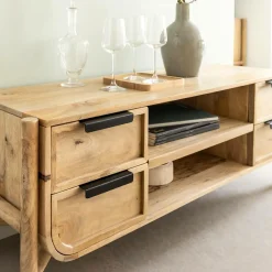 Meuble Tv<Made in Meubles Meuble TV en bois de manguier Nova