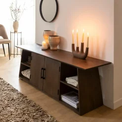 Meuble Tv<Made in Meubles Meuble TV en bois de manguier Daniella