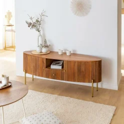 Meuble Tv<Made in Meubles Meuble TV en bois de manguier Cécile