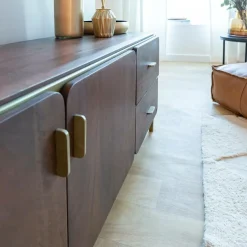 Meuble Tv<Made in Meubles Meuble TV en bois de manguier Lisette