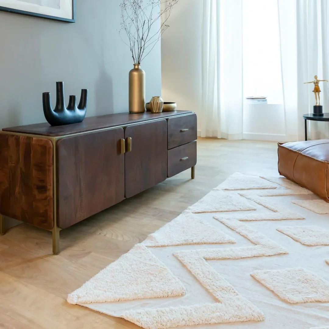 Meuble Tv<Made in Meubles Meuble TV en bois de manguier Lisette