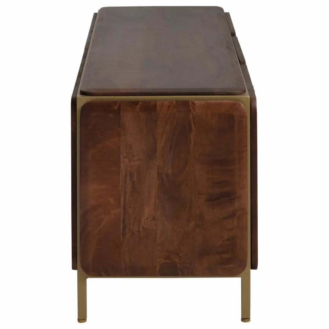 Meuble Tv<Made in Meubles Meuble TV en bois de manguier Lisette