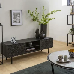 Meuble Tv<Made in Meubles Meuble TV en bois de manguier et métal Liv