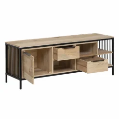 Meuble Tv<Made in Meubles Meuble TV en bois de manguier et métal Héloïse