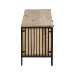 Meuble Tv<Made in Meubles Meuble TV en bois de manguier et métal Héloïse