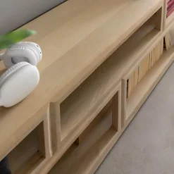 Meuble Tv<Made in Meubles Meuble TV en bois de manguier Adela