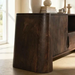 Meuble Tv<Made in Meubles Meuble TV en bois de manguier foncé Liriel