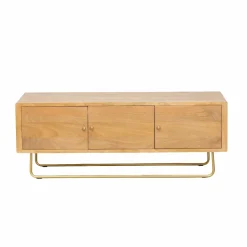 Meuble Tv<Made in Meubles Meuble TV en bois de manguier et métal Zack