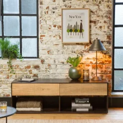 Meuble Tv<Made in Meubles Meuble TV en bois de manguier Harry