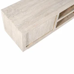 Meuble Tv<Made in Meubles Meuble TV en bois de manguier blanchi Alison