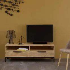 Meuble Tv<Made in Meubles Meuble TV en bois de manguier Pia