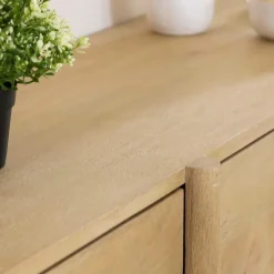 Meuble Tv<Made in Meubles Meuble TV en bois de manguier 4 tiroirs Amara