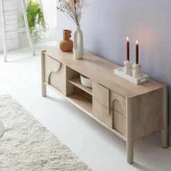 Meuble Tv<Made in Meubles Meuble TV en bois de manguier Tysia