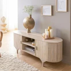 Meuble Tv<Made in Meubles Meuble tv en bois de manguier Macha