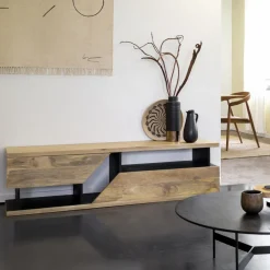 Meuble Tv<Made in Meubles Meuble TV en bois de manguier Joachim