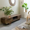 Meuble Tv<Made in Meubles Meuble TV en bois de manguier foncé Daelan