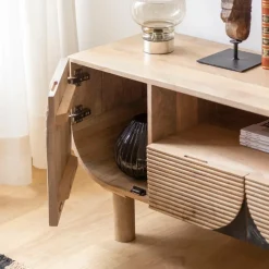 Meuble Tv<Made in Meubles Meuble tv en bois de manguier Loëvan