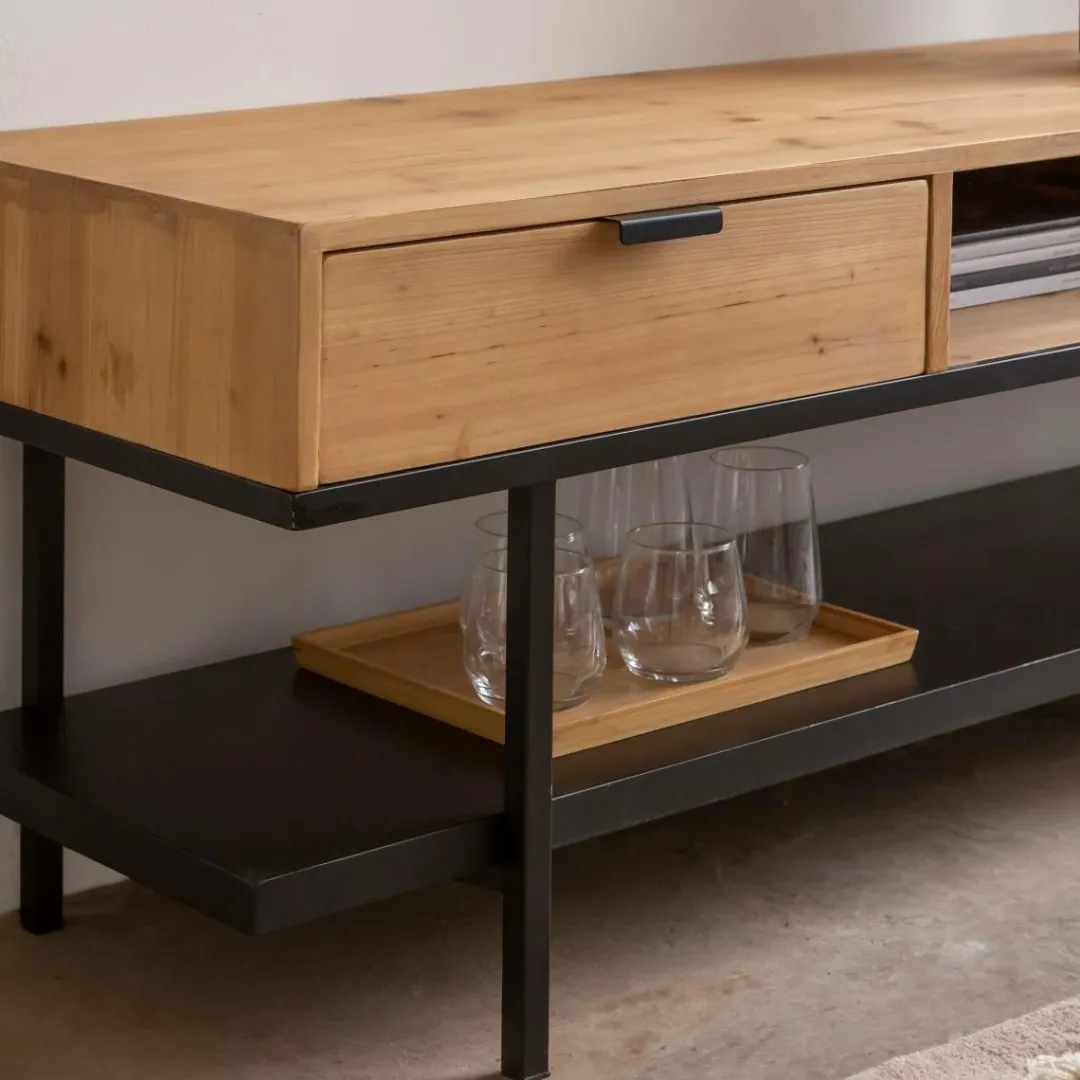 Meuble Tv<Made in Meubles Meuble TV en bois de sapin Enola