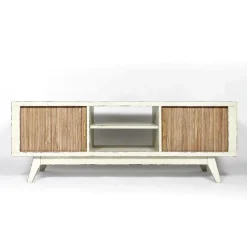 Meuble Tv<Made in Meubles Meuble TV en bois effet patiné Clémentine