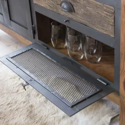 Meuble Tv<Made in Meubles Meuble TV en bois recyclé et métal Hector