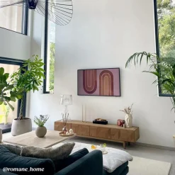 Meuble Tv<Made in Meubles Meuble TV en chêne massif Plume