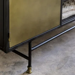 Meuble Tv<Made in Meubles Meuble TV en laiton et métal Janelle