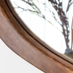 Miroir|Décoration<Made in Meubles Miroir abstrait en bois de manguier foncé Marley