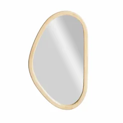 Miroir|Décoration<Made in Meubles Miroir abstrait en bois de manguier clair Marley