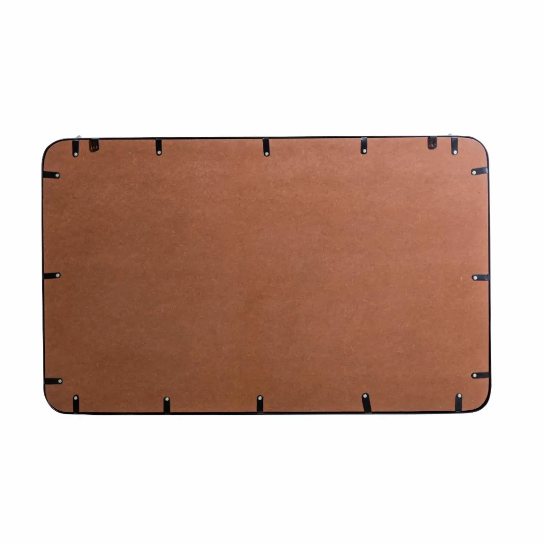 Miroir|Décoration<Made in Meubles Miroir avec étagère en bois et métal Jill