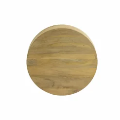 Miroir<Made in Meubles Miroir avec étagères en bois de manguier clair Juliet