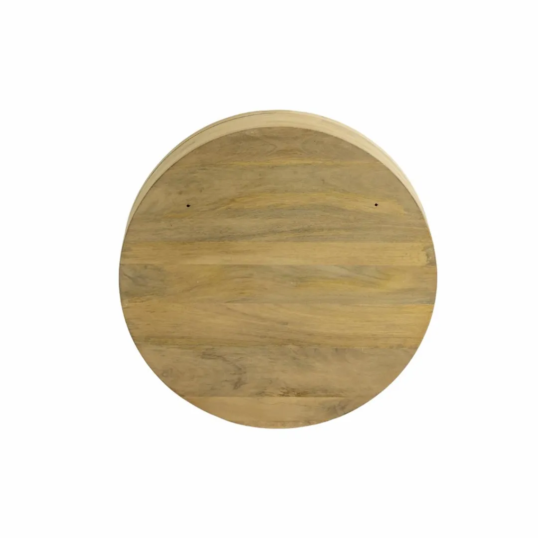 Miroir<Made in Meubles Miroir avec étagères en bois de manguier clair Juliet