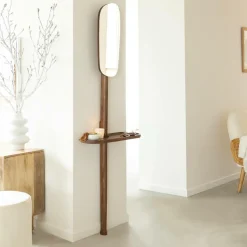 Miroir<Made in Meubles Miroir en bois de manguier Dari