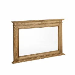 Miroir<Made in Meubles Miroir en bois de pin ciré miel Manel