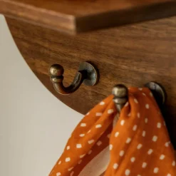 Miroir|Décoration<Made in Meubles Miroir ovale en bois de manguier foncé Remick