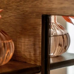 Miroir|Décoration<Made in Meubles Miroir ovale en bois de manguier foncé Remick