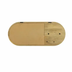 Miroir|Décoration<Made in Meubles Miroir ovale en bois de manguier clair Juliet