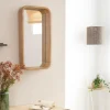 Miroir|Décoration<Made in Meubles Miroir rectangulaire en bois de manguier Domi