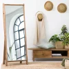 Miroir|Décoration<Made in Meubles Miroir sur pied en bois recyclé Blaise