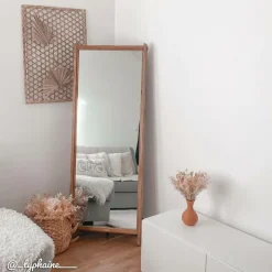 Miroir|Décoration<Made in Meubles Miroir sur pied en bois recyclé Blaise