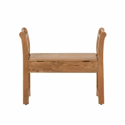 Banc<Made in Meubles Petit banc en bois d'acacia Isolde