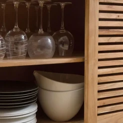 Buffet<Made in Meubles Petit buffet en bois d'acacia Salta