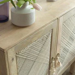 Buffet<Made in Meubles Petit buffet en bois de manguier Indiana