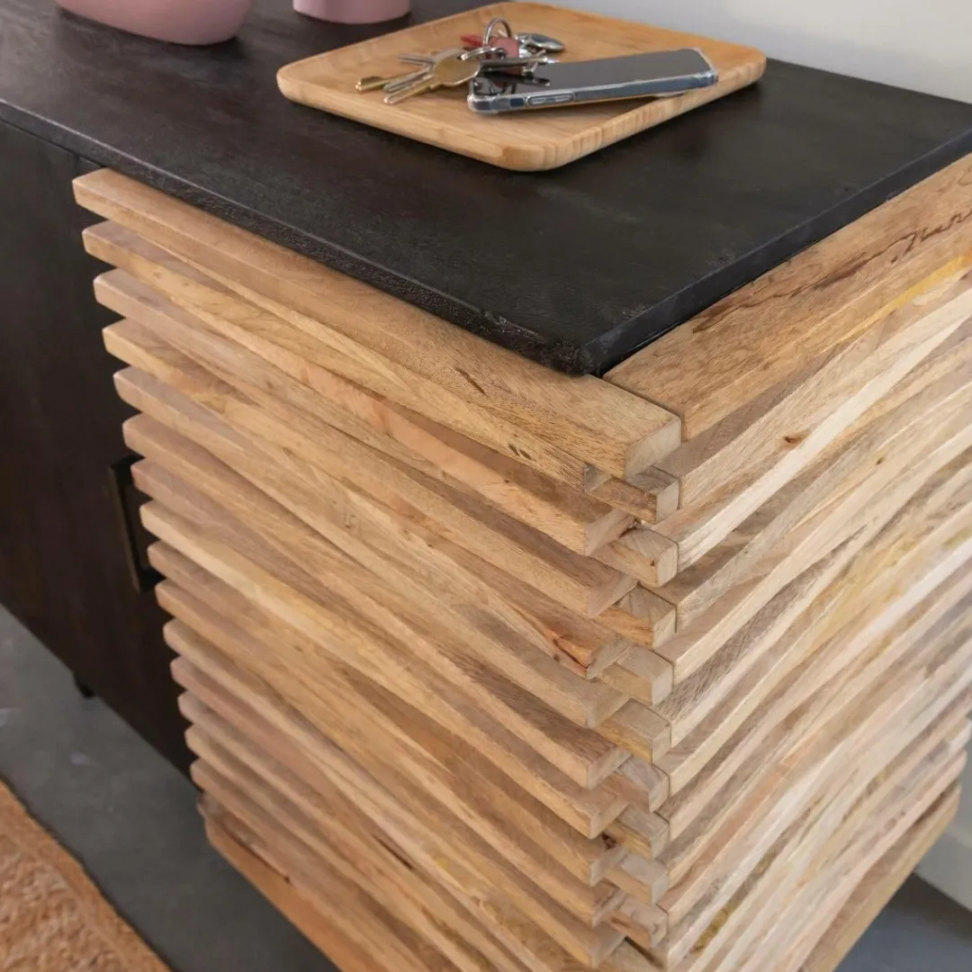 Buffet<Made in Meubles Petit buffet en bois de manguier Tino